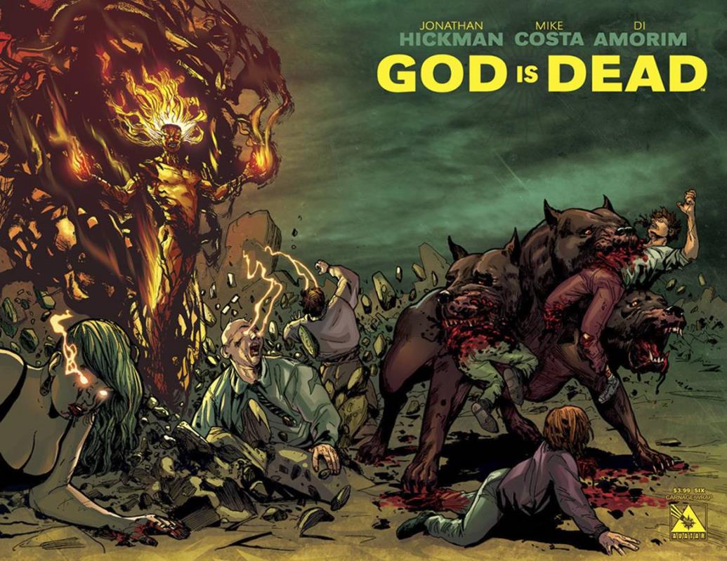 GOD IS DEAD #6 CARNAGE WRAP CVR (MR)