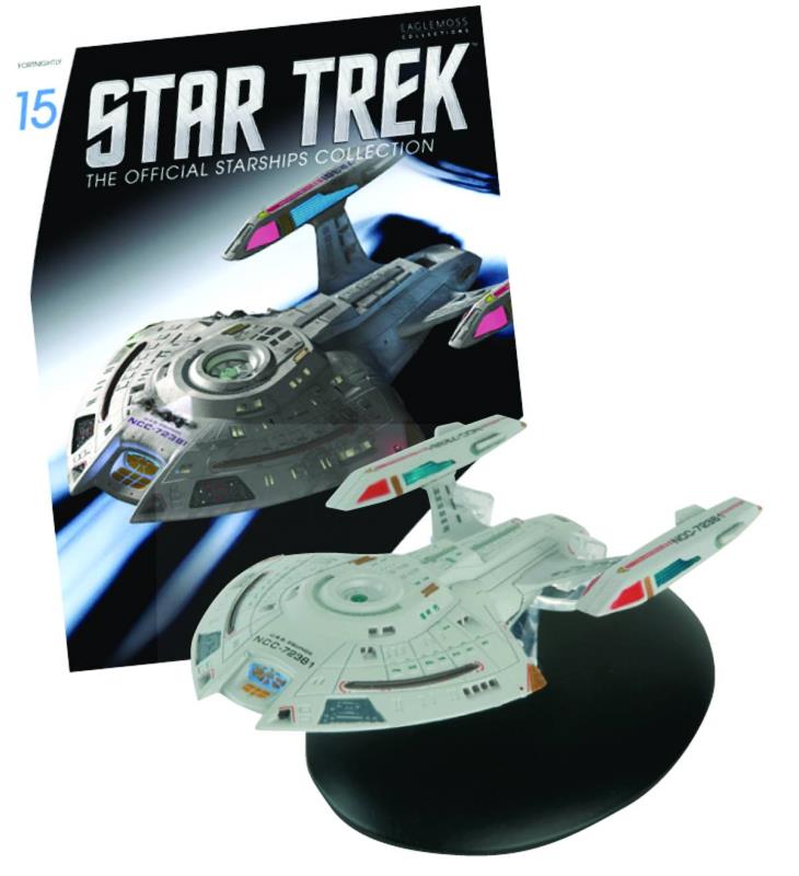 STAR TREK STARSHIPS FIG COLL MAG #15 USS EQUINOX NCC-72381