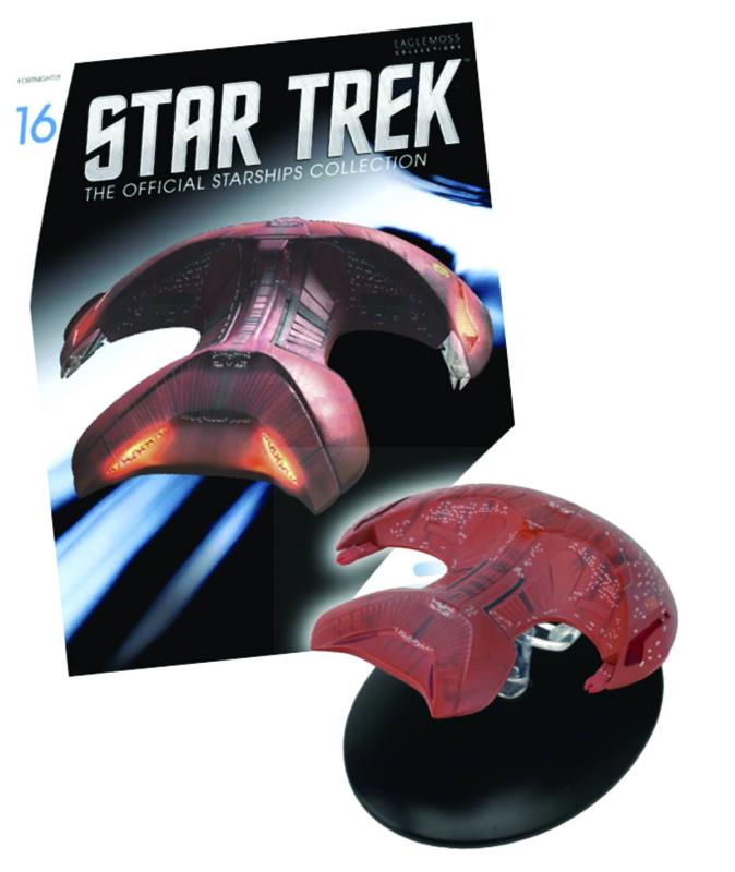 STAR TREK STARSHIPS FIG COLL MAG #16 FERENGI MARAUDER