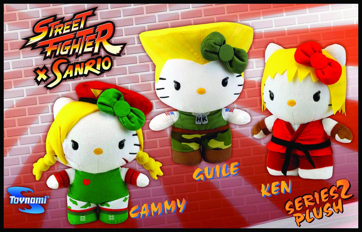 SANRIO X STREET FIGHTER CAMMY 10-IN PLUSH