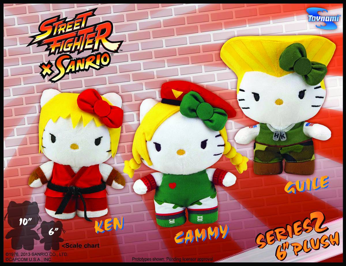 SANRIO X STREET FIGHTER CAMMY 6-IN MINI PLUSH