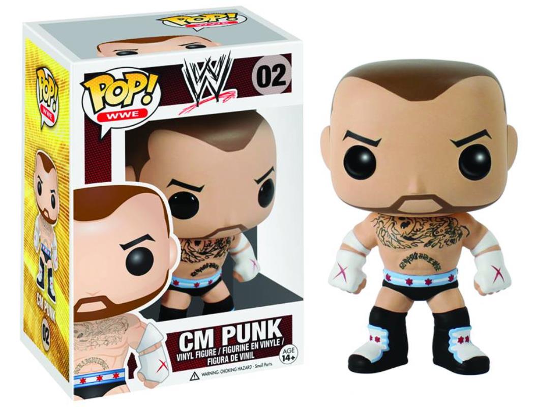 POP WWE CM PUNK VINYL FIGURE