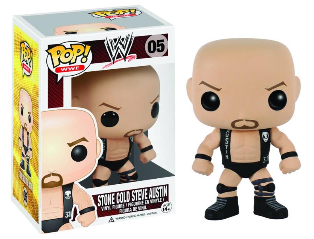 POP WWE STEVE AUSTIN VINYL FIGURE