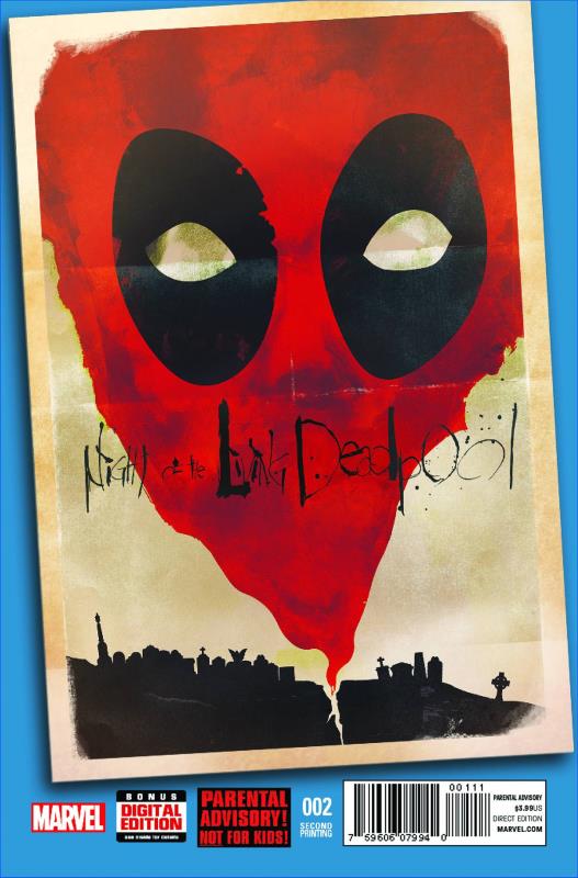 NIGHT OF LIVING DEADPOOL #2 (OF 4) 2ND PTG SHAW VARIANT