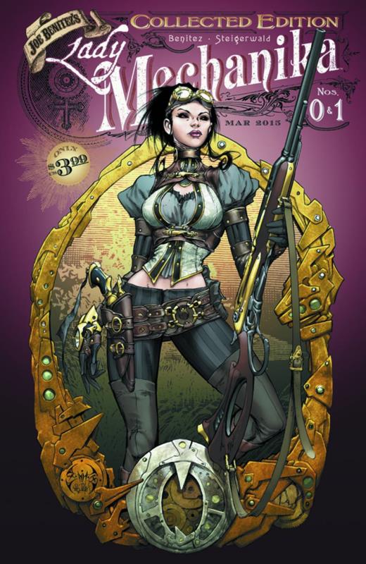 LADY MECHANIKA #0 & #1 COLLECTED ED 1:10 BENITEZ VARIANT