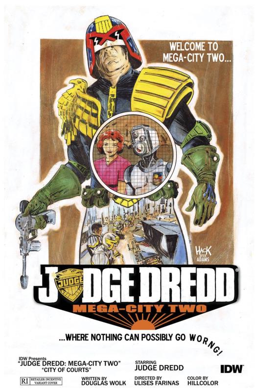 JUDGE DREDD MEGA CITY TWO #4 (OF 5) SUBSCRIPTION VARIANT