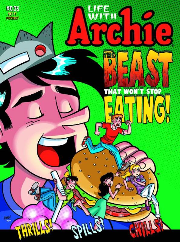 LIFE WITH ARCHIE #35 BURGER BEAST VARIANT CVR