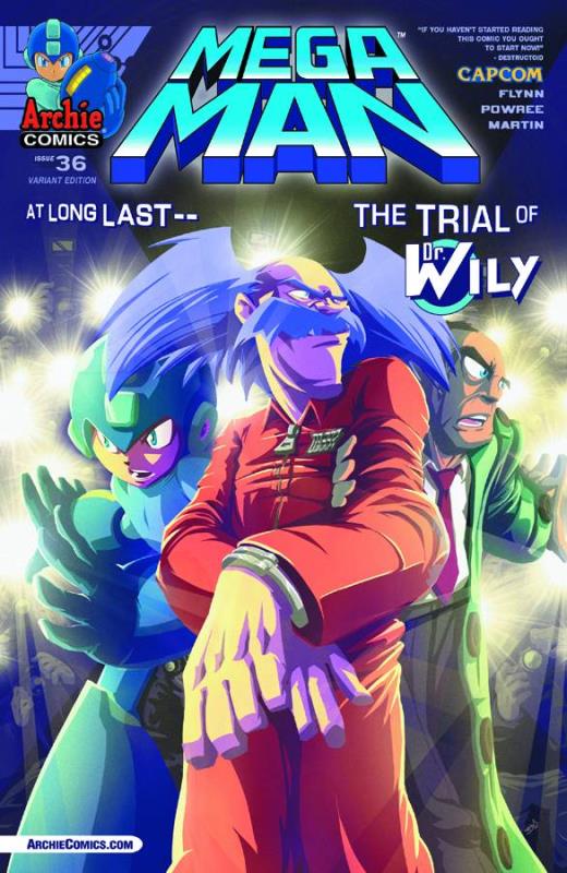 MEGA MAN #36 TRIAL OF DR WILY VARIANT CVR