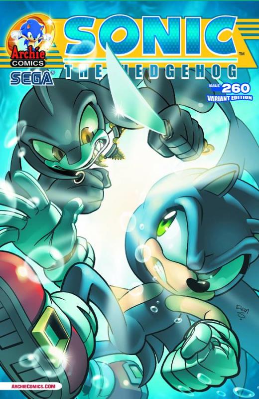 SONIC THE HEDGEHOG #260 SONIC VERSUS VARIANT CVR