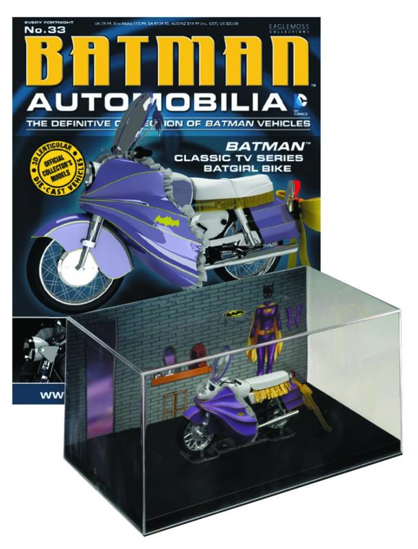 DC BATMAN AUTOMOBILIA FIG COLL MAG #33 CLASSIC TV BATGIRL BIKE