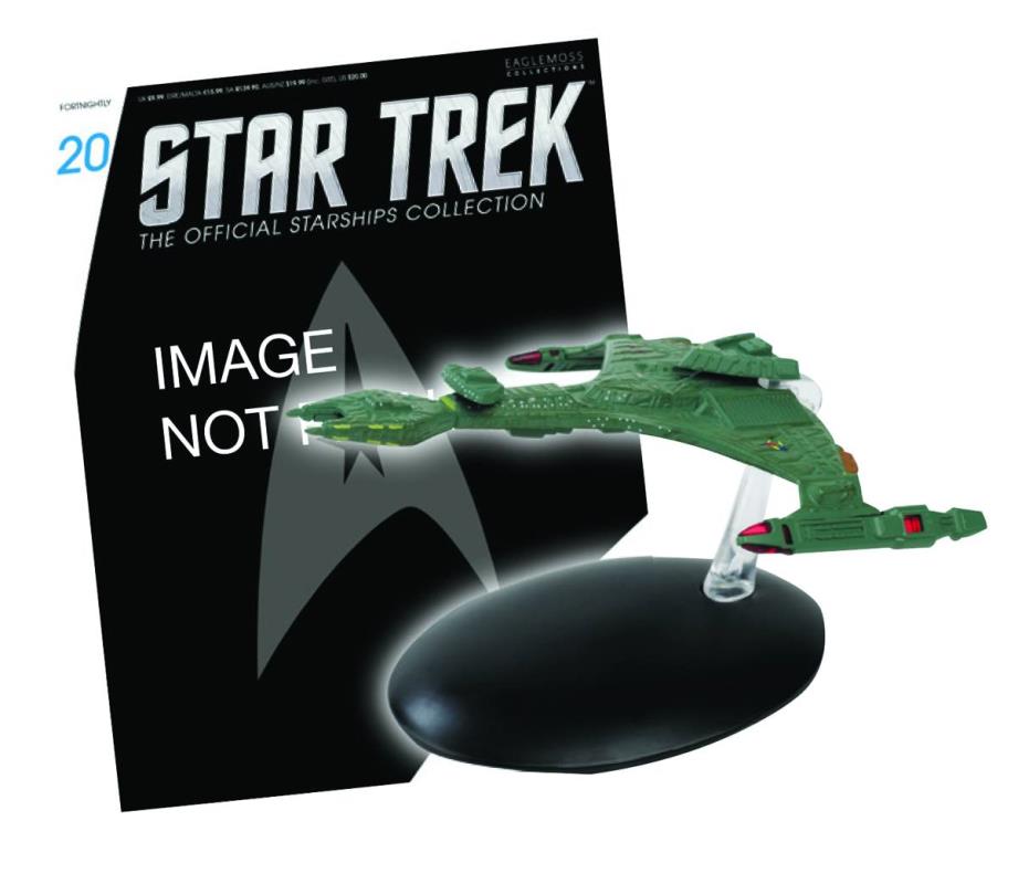 STAR TREK STARSHIPS FIG COLL MAG #20 KLINGON Vâ€™ORCHA CLASS