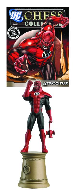 DC SUPERHERO CHESS FIG COLL MAG #57 ATROCITUS BLACK BISHOP