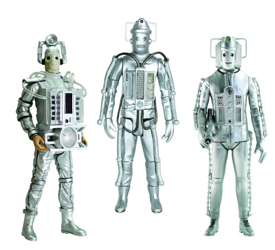 DOCTOR WHO CYBERMAN AGE OF STEEL ACTION FIGURE SET