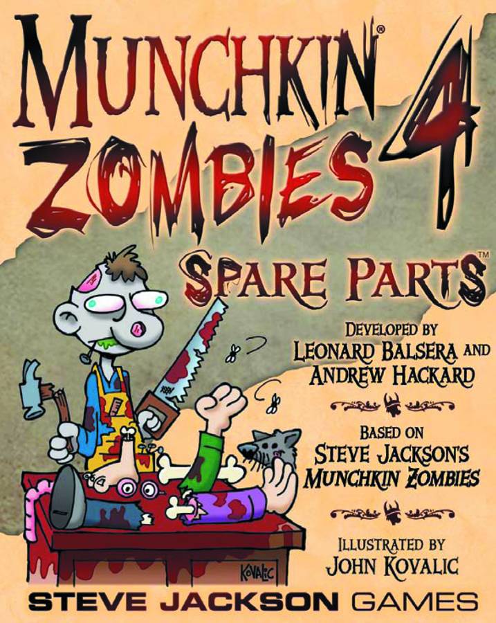 MUNCHKIN ZOMBIES 4 SPARE PARTS