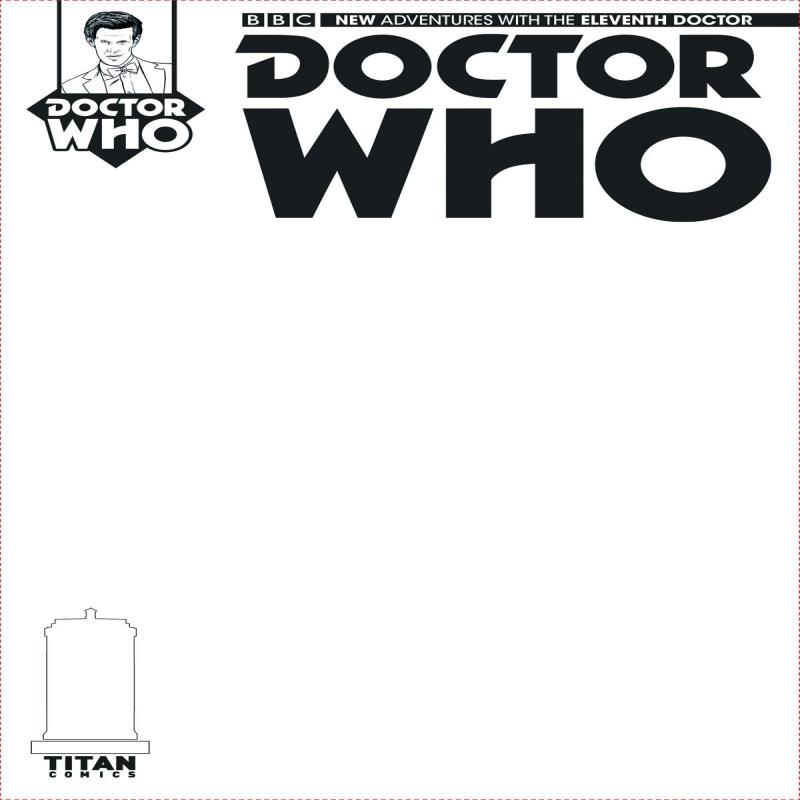 DOCTOR WHO 11TH #1 BLANK SKETCH CVR