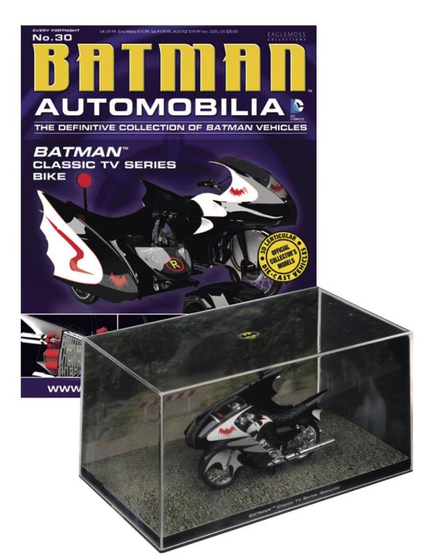 DC BATMAN AUTOMOBILIA FIG COLL MAG #30 CLASSIC TV SERIES BATCYCLE