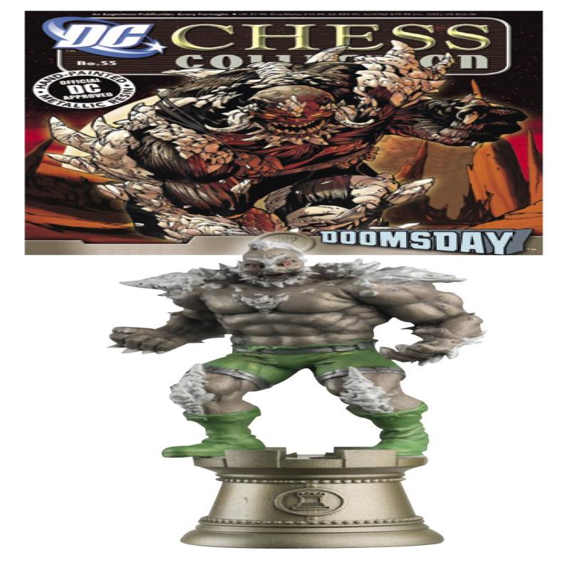 DC SUPERHERO CHESS FIG COLL MAG #55 DOOMSDAY BLACK ROOK