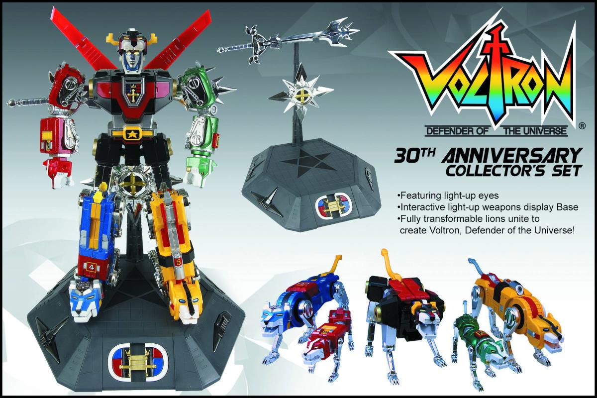 VOLTRON 30TH ANNIVERSARY LION GIFT SET