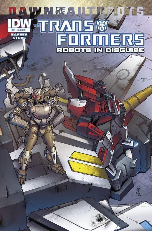 TRANSFORMERS ROBOTS IN DISGUISE #33 SUBSCRIPTION VARIANT