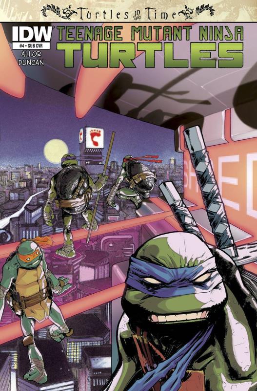 TMNT TURTLES IN TIME #4 (OF 4) SUBSCRIPTION VARIANT