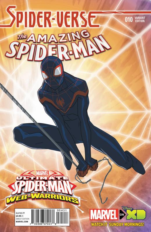 AMAZING SPIDER-MAN #10 1:10 MARVEL ANIMATION SPIDER-VERSE VARIANT SV