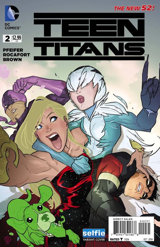 TEEN TITANS #2 DCU SELFIE VARIANT ED