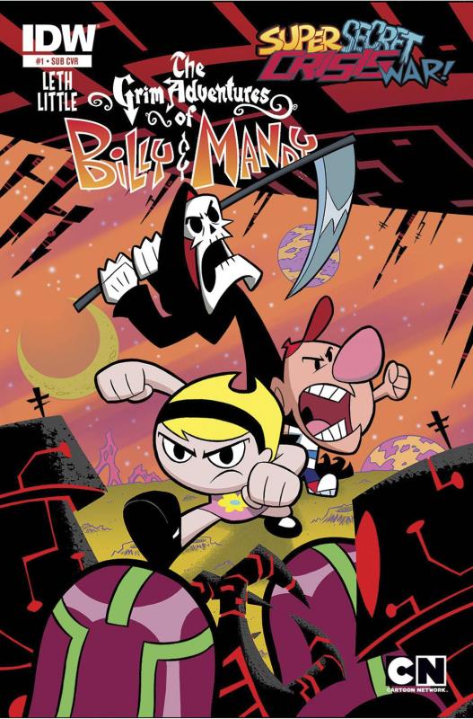 SUPER SECRET CRISIS WAR GRIM ADV OF BILLY & MANDY #1 SUBSCRIPTION VARIANT