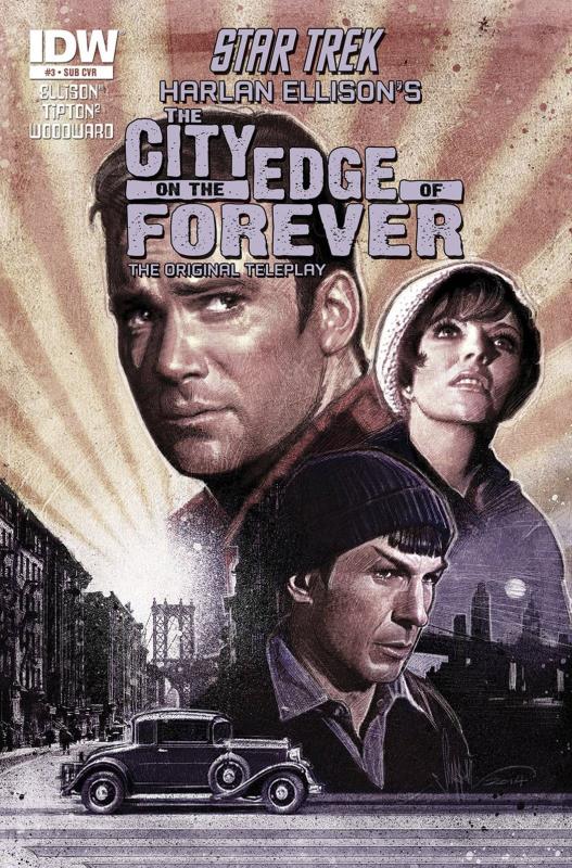 STAR TREK CITY O/T EDGE OF FOREVER #3 (OF 5) SUBSCRIPTION VARIANT