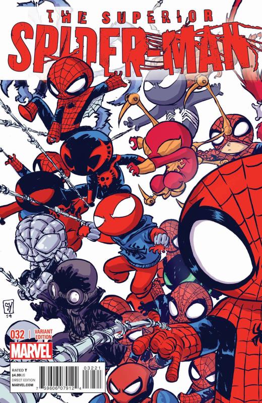 SUPERIOR SPIDER-MAN #32 YOUNG INTERLOCKING A VARIANT