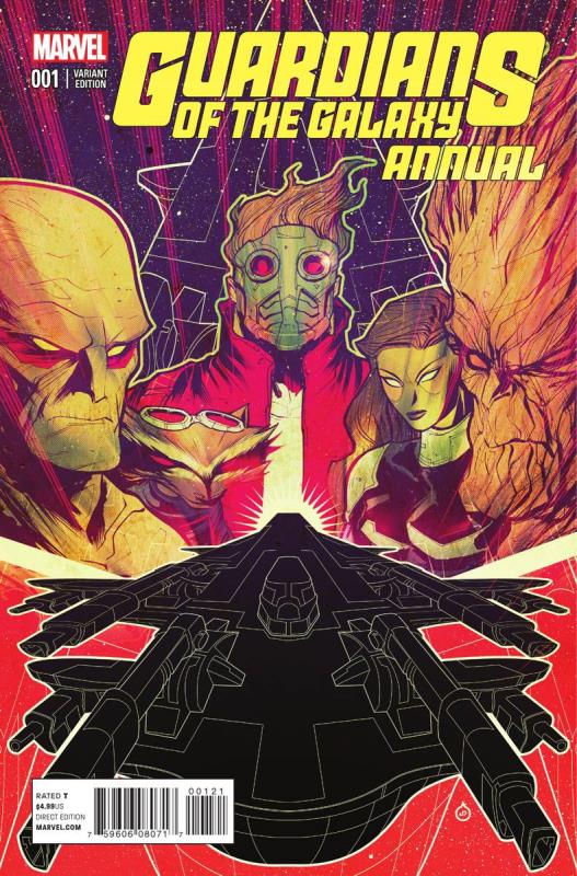 GUARDIANS OF GALAXY ANNUAL #1 1:10 TEASER VARIANT