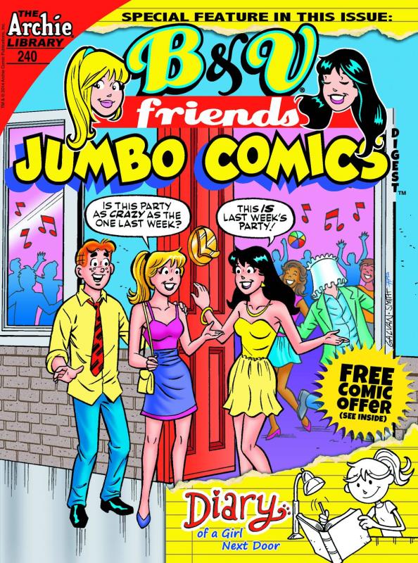 B & V FRIENDS JUMBO COMICS DIGEST #240 (NOTE PRICE)