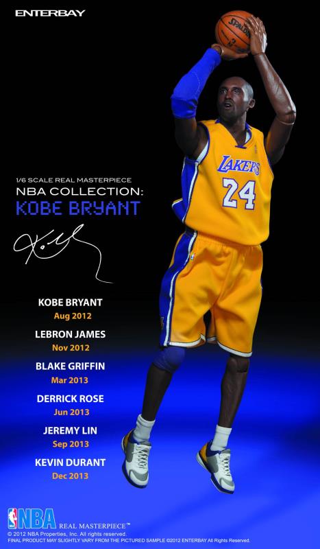 KOBE BRYANT REAL MASTERPIECE ACTION FIGURE (RES)