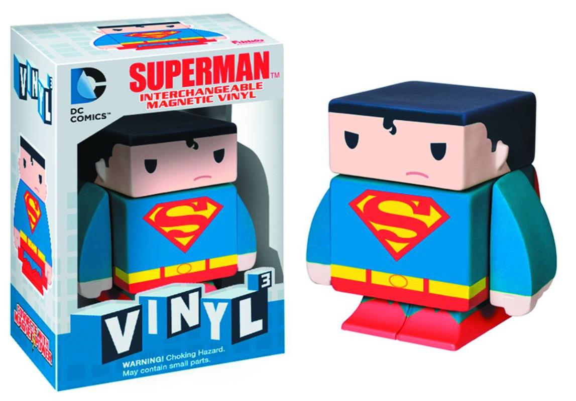 DC CUBED SUPERMAN VINYL FIG