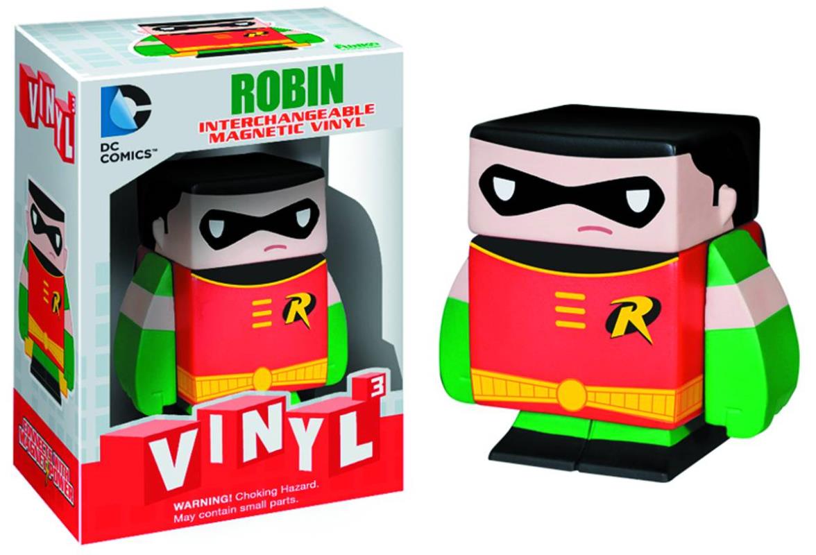 DC CUBED ROBIN VINYL FIG