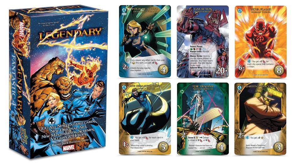 MARVEL LEGENDARY DECK BUILDING GAME FANTASTIC 4