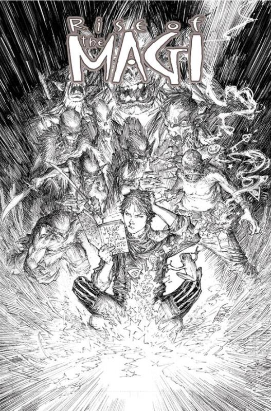 RISE O/T MAGI #1 CVR D SILVESTRI B&W VARIANT