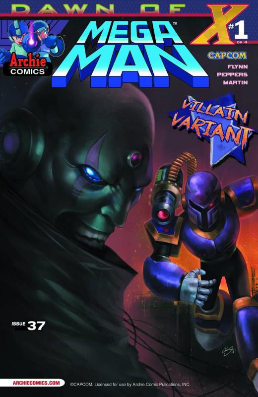 MEGA MAN #37 VILLAINS VARIANT CVR