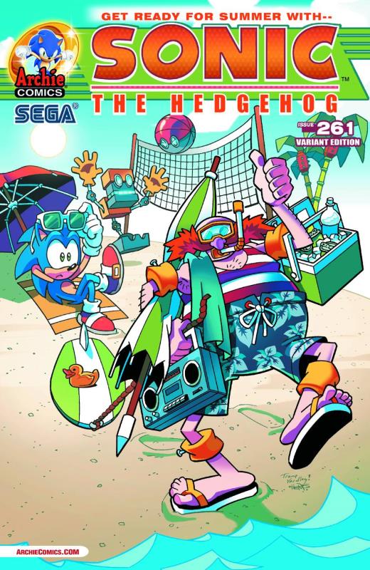 SONIC THE HEDGEHOG #261 IS IT SUMMER YET VARIANT CVR