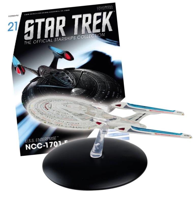 STAR TREK STARSHIPS FIG COLL MAG #21 USS ENTERPRISE E