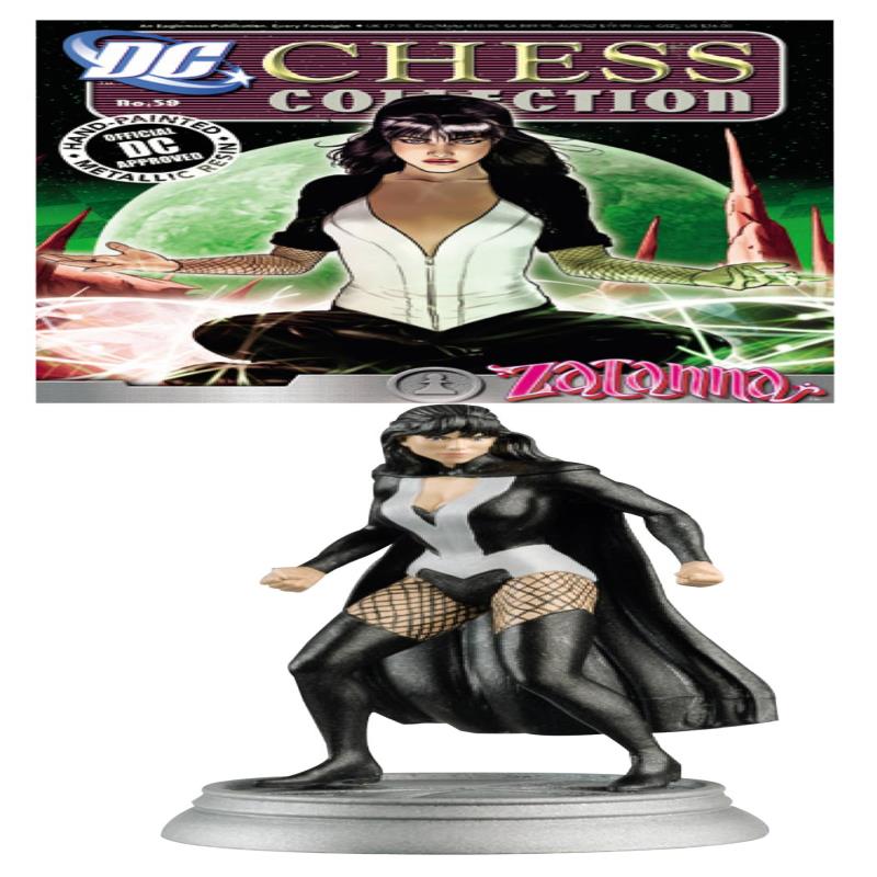 DC SUPERHERO CHESS FIG COLL MAG #59 ZATANNA WHITE PAWN