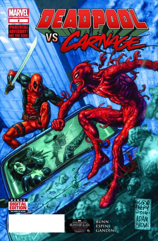 DEADPOOL VS CARNAGE #2 (OF 4) 2ND PTG FABRY VARIANT (PP #1125)