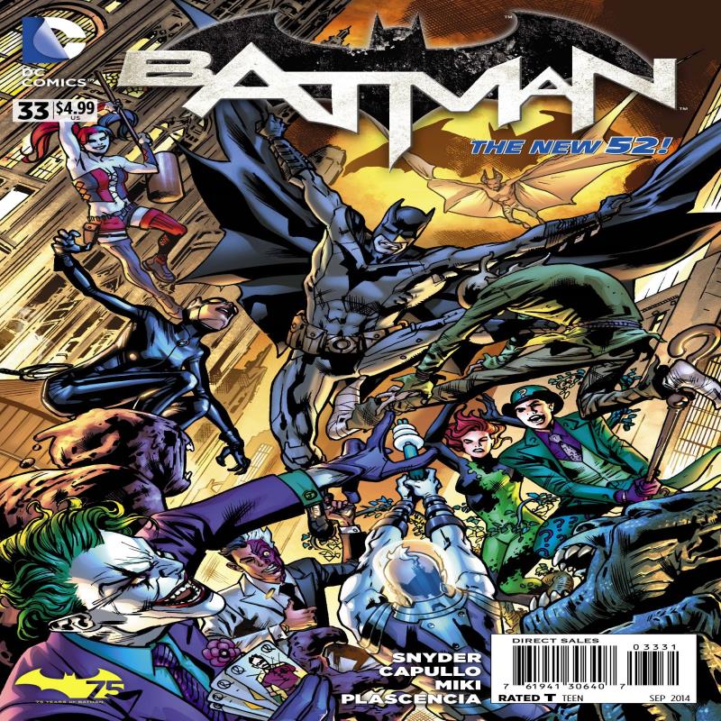 BATMAN #33 BATMAN 75 VARIANT ED (ZERO YEAR) (NOTE PRICE)