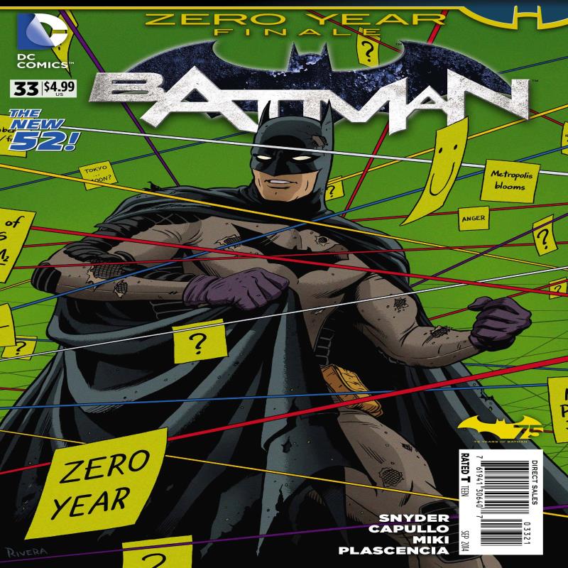 BATMAN #33 1:25 VARIANT ED (ZERO YEAR) (NOTE PRICE)