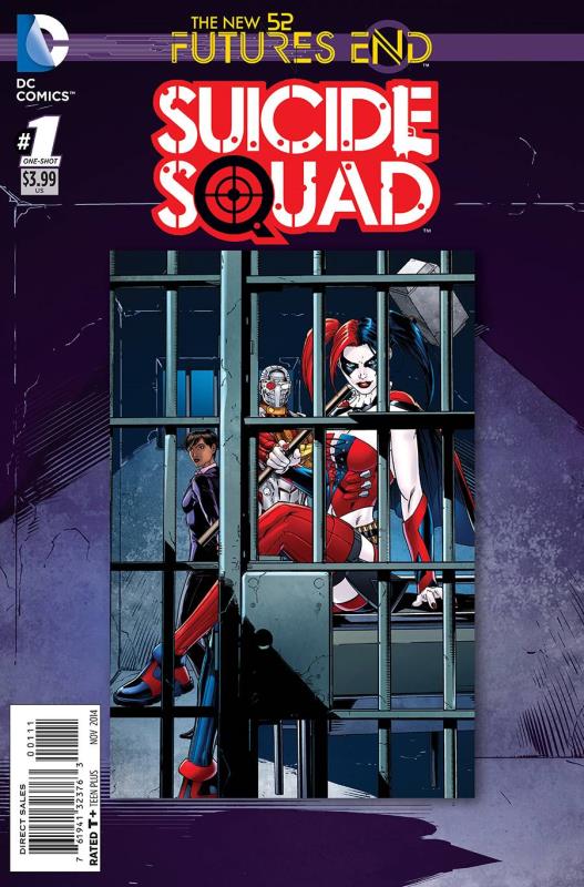 NEW SUICIDE SQUAD FUTURES END #1 3-D Cover