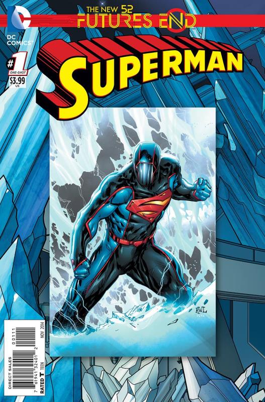 SUPERMAN FUTURES END #1 3D COVER