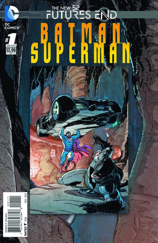 BATMAN SUPERMAN FUTURES END #1 3D Cover