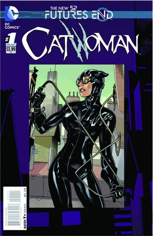 CATWOMAN FUTURES END #1 3D COVER