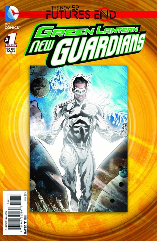 GREEN LANTERN NEW GUARDIANS FUTURES END #1 3D Cover