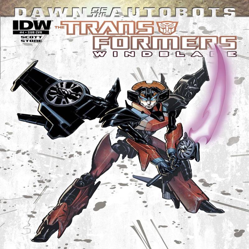 TRANSFORMERS WINDBLADE #4 (OF 4) SUBSCRIPTION VARIANT