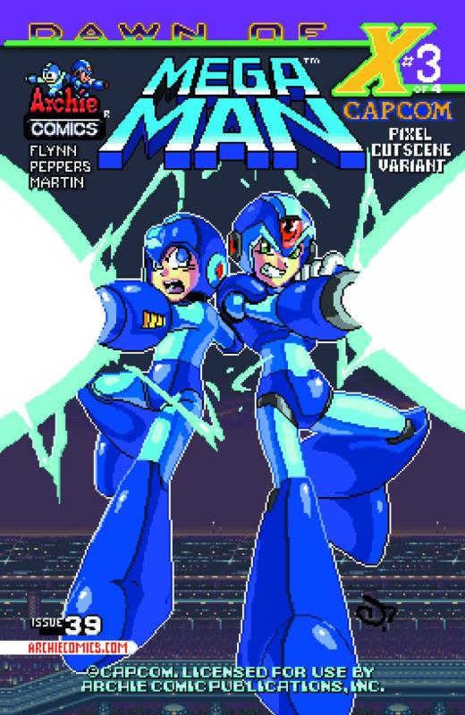 MEGA MAN #39 CUT SCENE VARIANT CVR